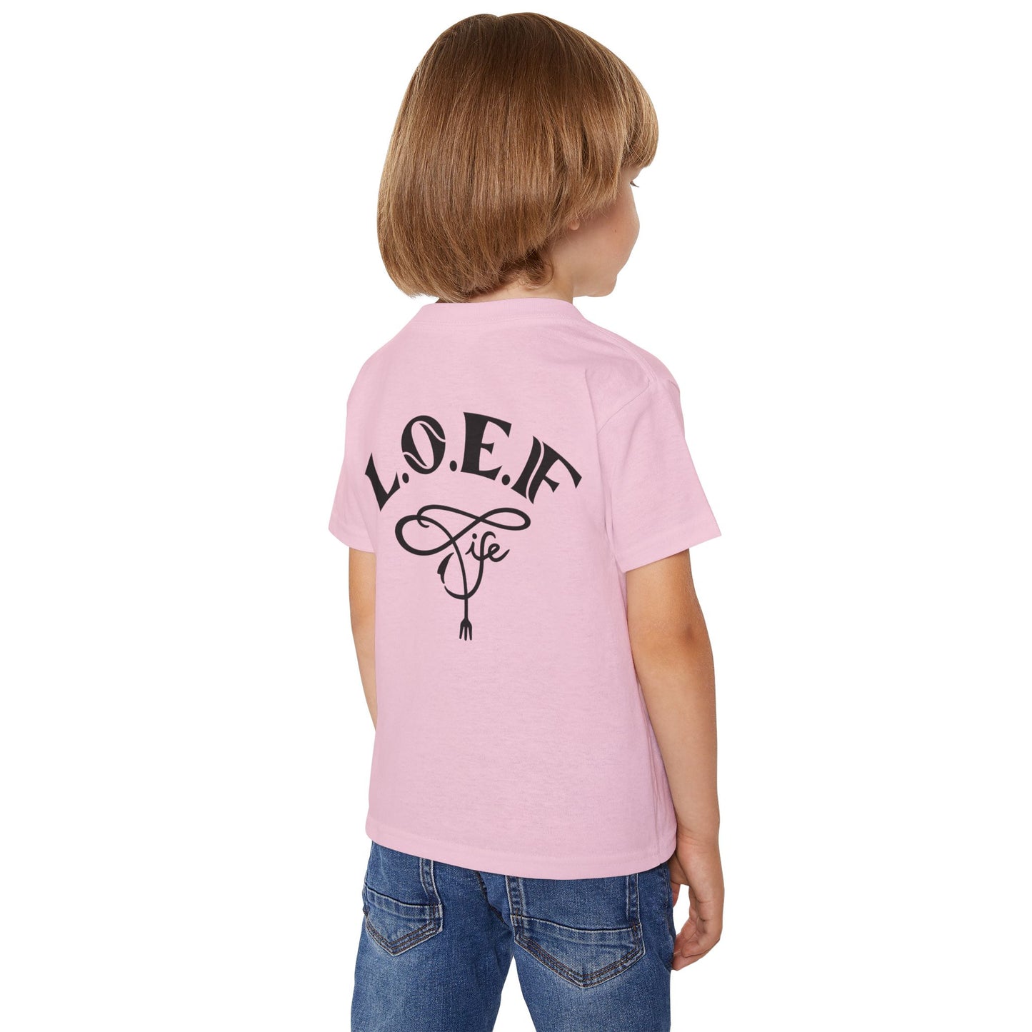 L.O.E.F Foodie 4Life Baby Tee Shirt  (Violet)