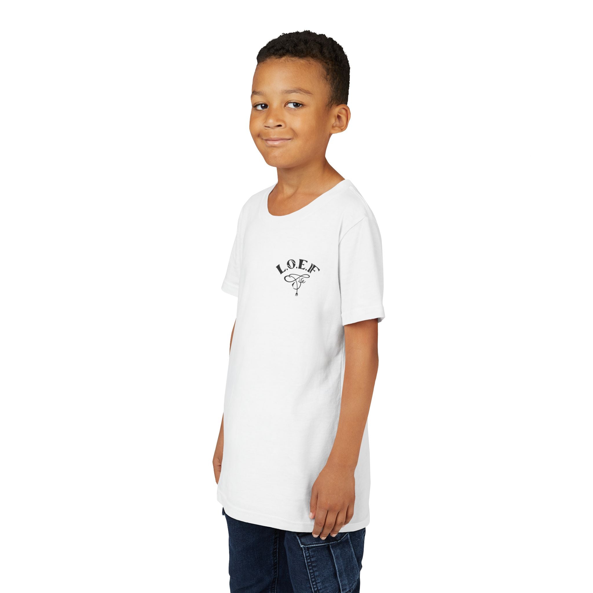 L.O.E.F Foodie 4Life Young Short Sleeve Tee (Black)