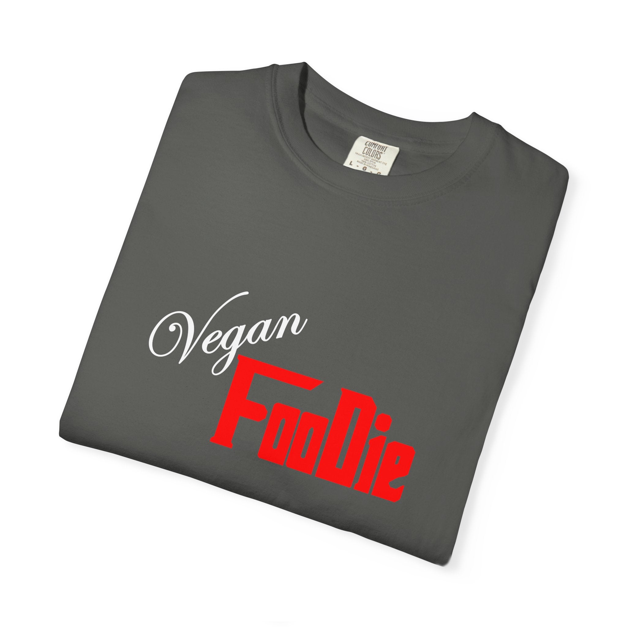 L.O.E.F Unisex Vegan Foodie Tee Shirt (Fiery Red)