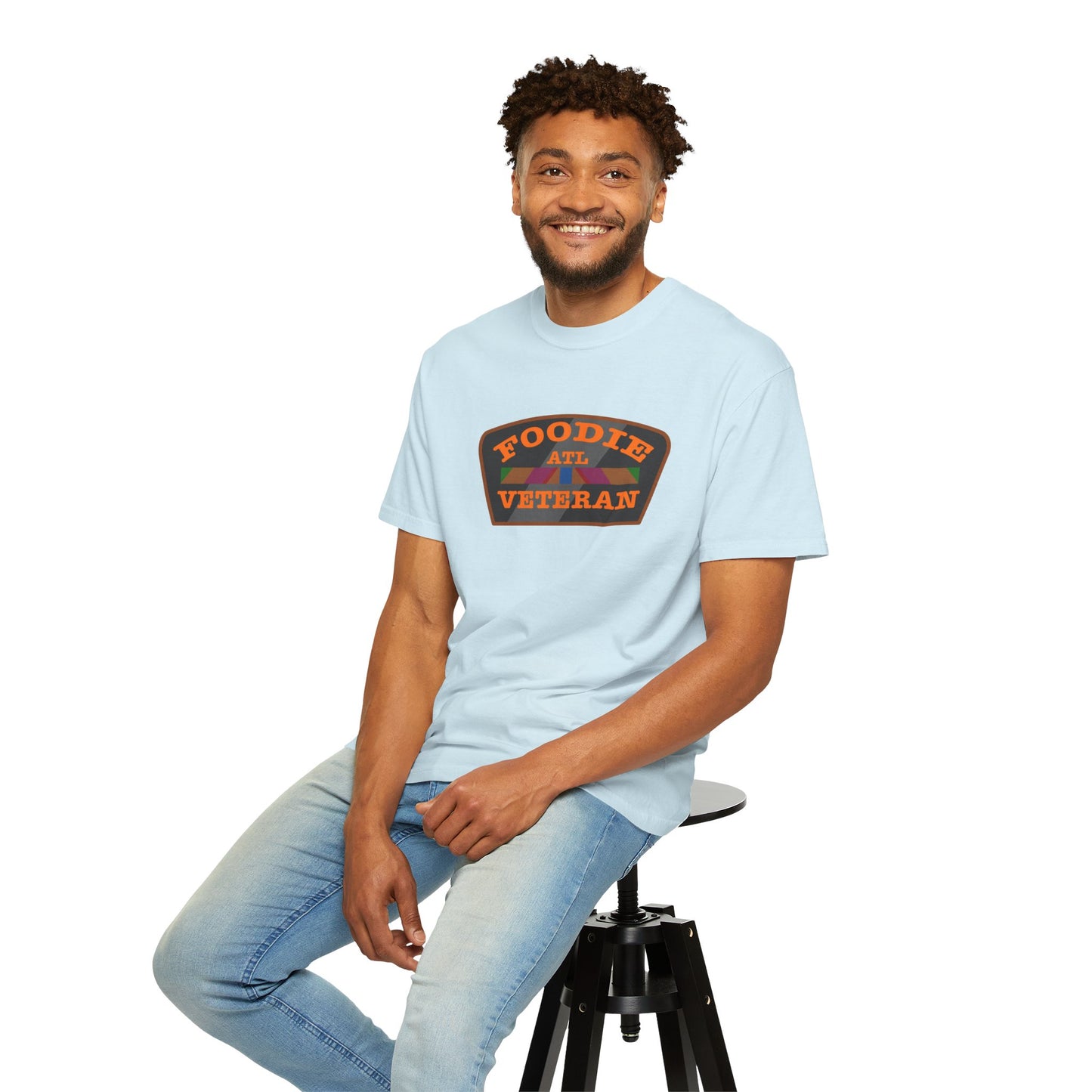 L.O.E.F Foodie Veteran ATL Unisex Tee Shirt (Orange)