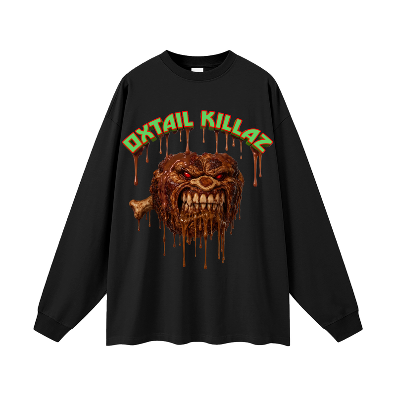 L.O.E.F. Life Oxtail Killaz Oversized Unisex Long Sleeve T-Shirt