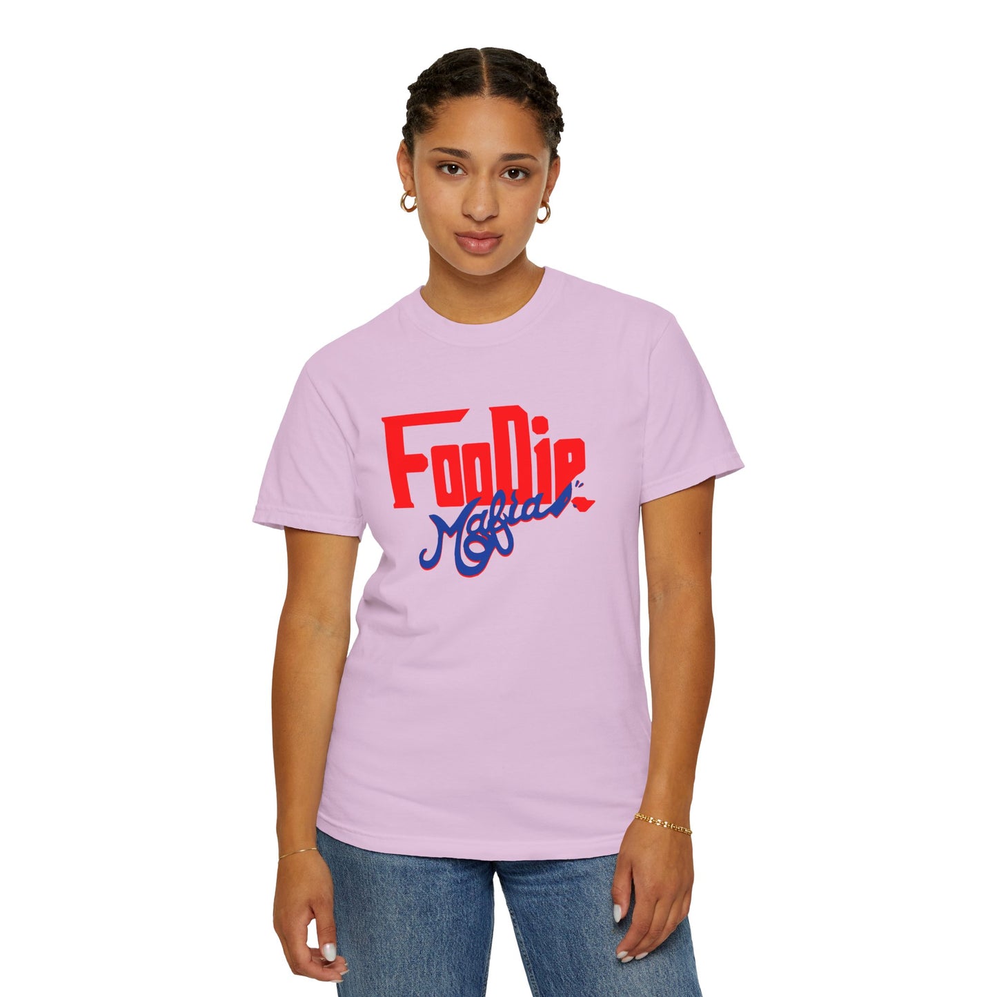 L.O.E.F Red Foodie Mafia Unisex Tee shirt (Cobalt Blue)