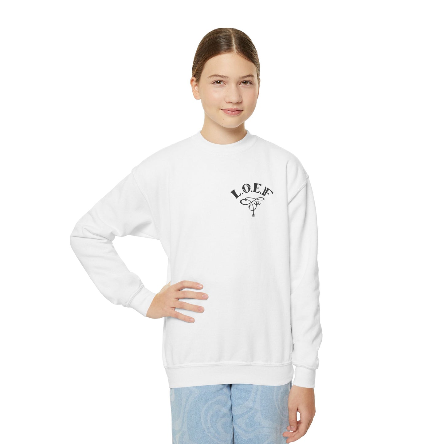 L.O.E.F Foodie 4Life Young Sweatshirt  (Rust)