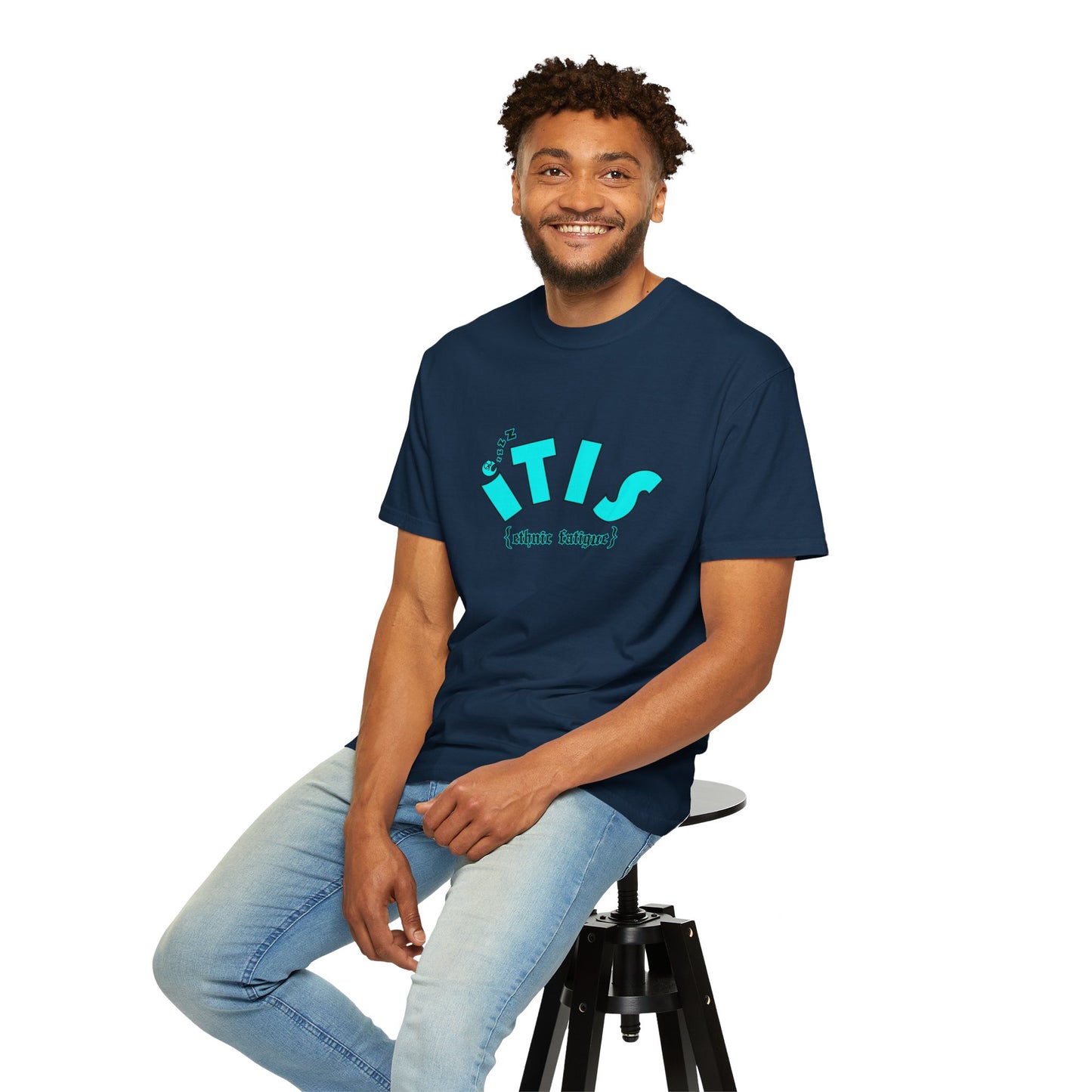 L.O.E.F ITIS Unisex Tee shirt (Blue)