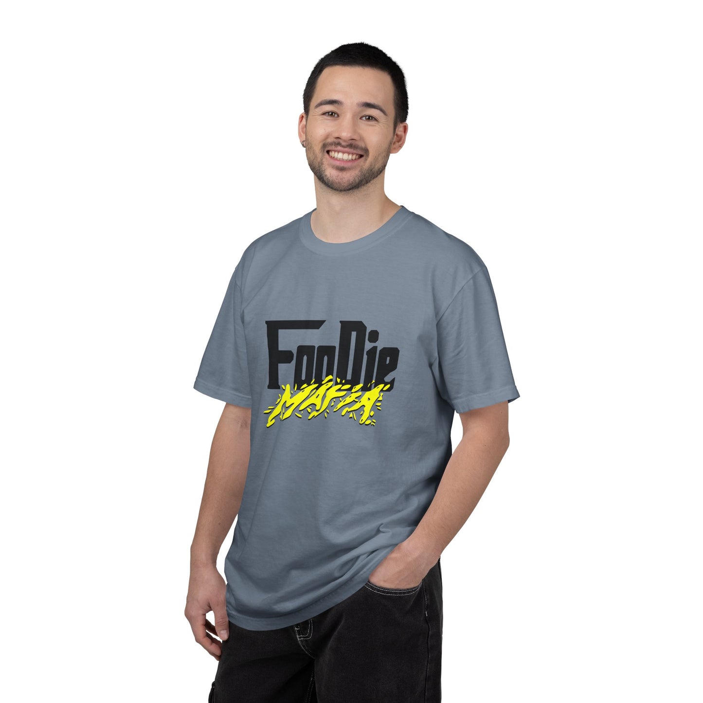 L.O.E.F Foodie Mafia Unisex Tee Shirt (Bright Yellow)