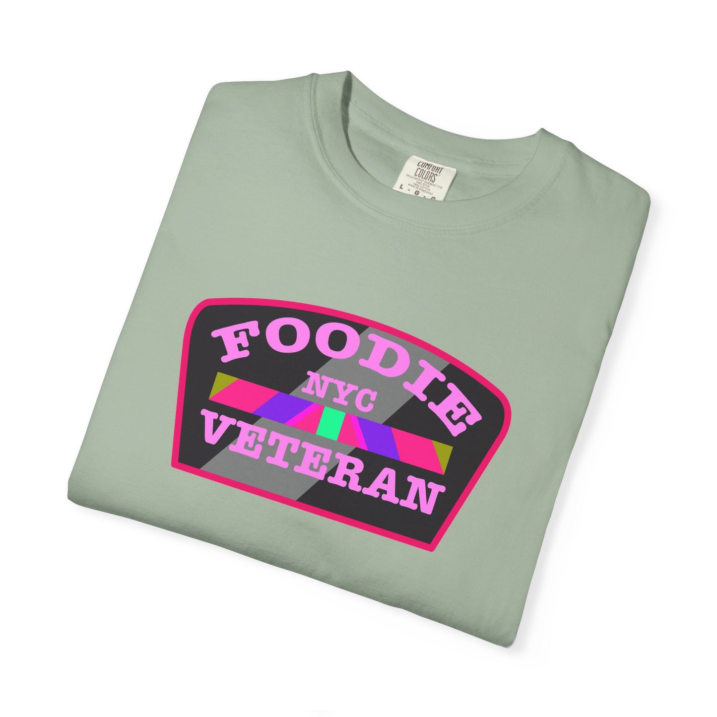 L.O.E.F Foodie Veteran NYC Unisex Tee Shirt (Pink)