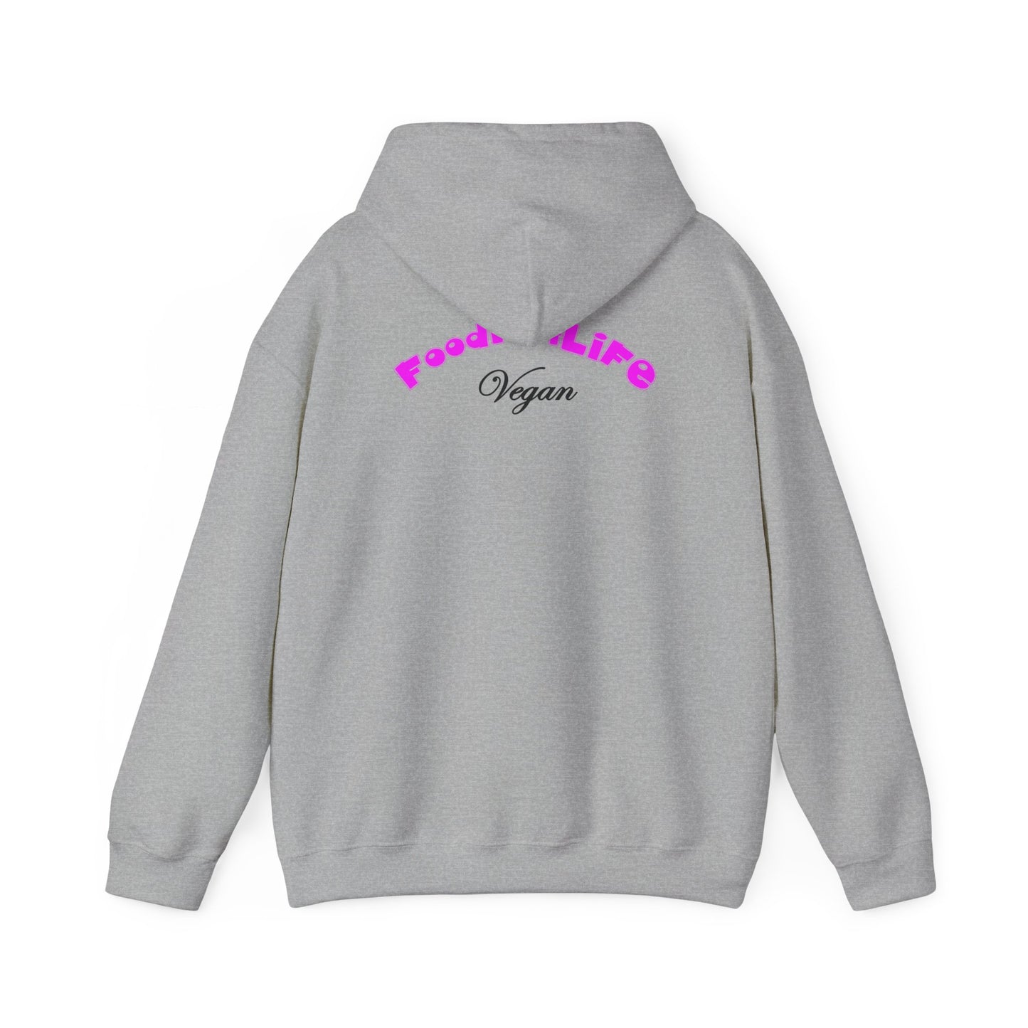 L.O.E.F Foodie 4Life Vegan Hoodie (Fuchsia)