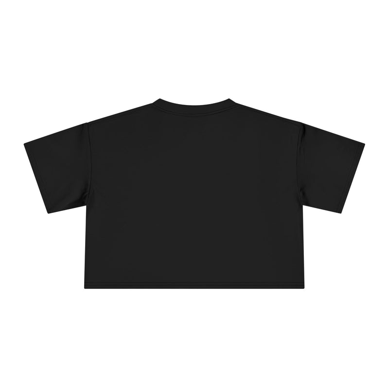 L.O.E.F White Foodie Mafia Women Crop Tee (Mustard)
