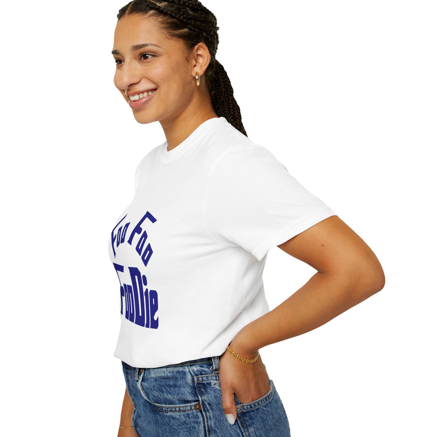 L.O.E.F FOO FOO FOODIE Unisex Tee shirt(Dark Blue)