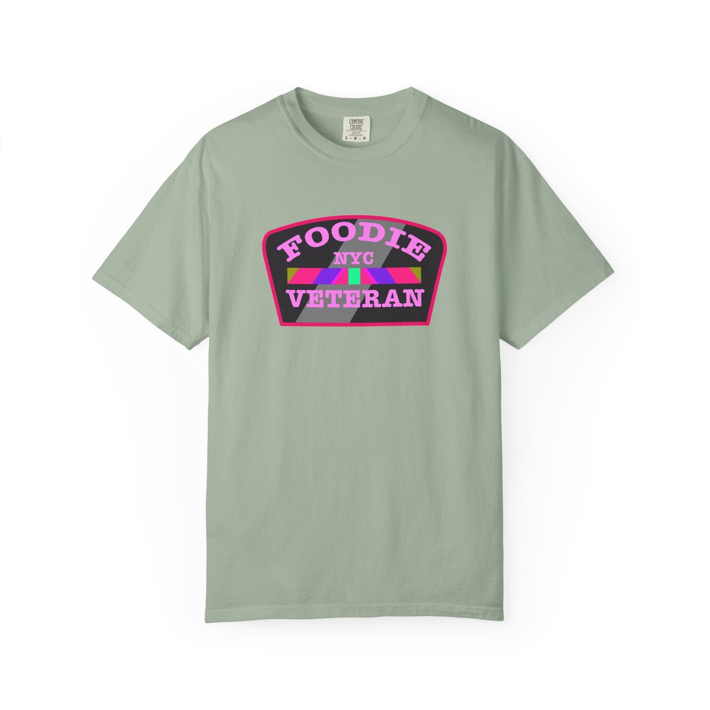 L.O.E.F Foodie Veteran NYC Unisex Tee Shirt (Pink)
