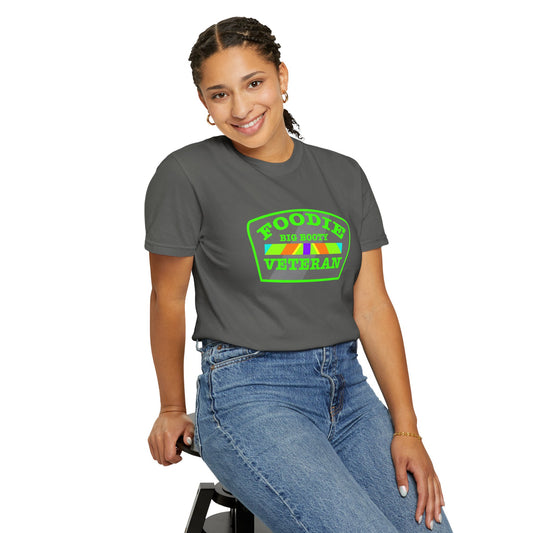 L.O.E.F Foodie Veteran BIG BOOTY Unisex Tee Shirt (Green)