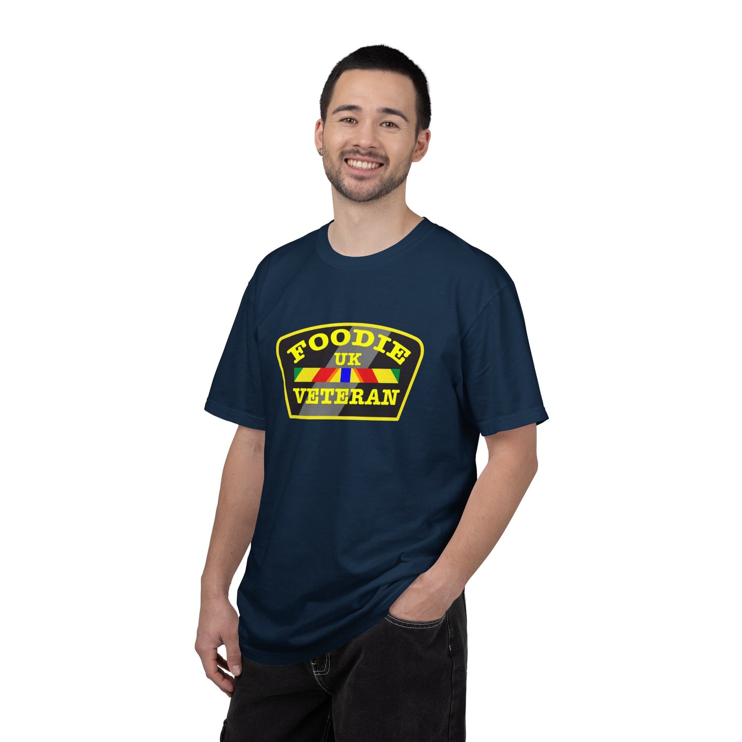 L.O.E.F Foodie Veteran UK Unisex Tee Shirt (Yellow)