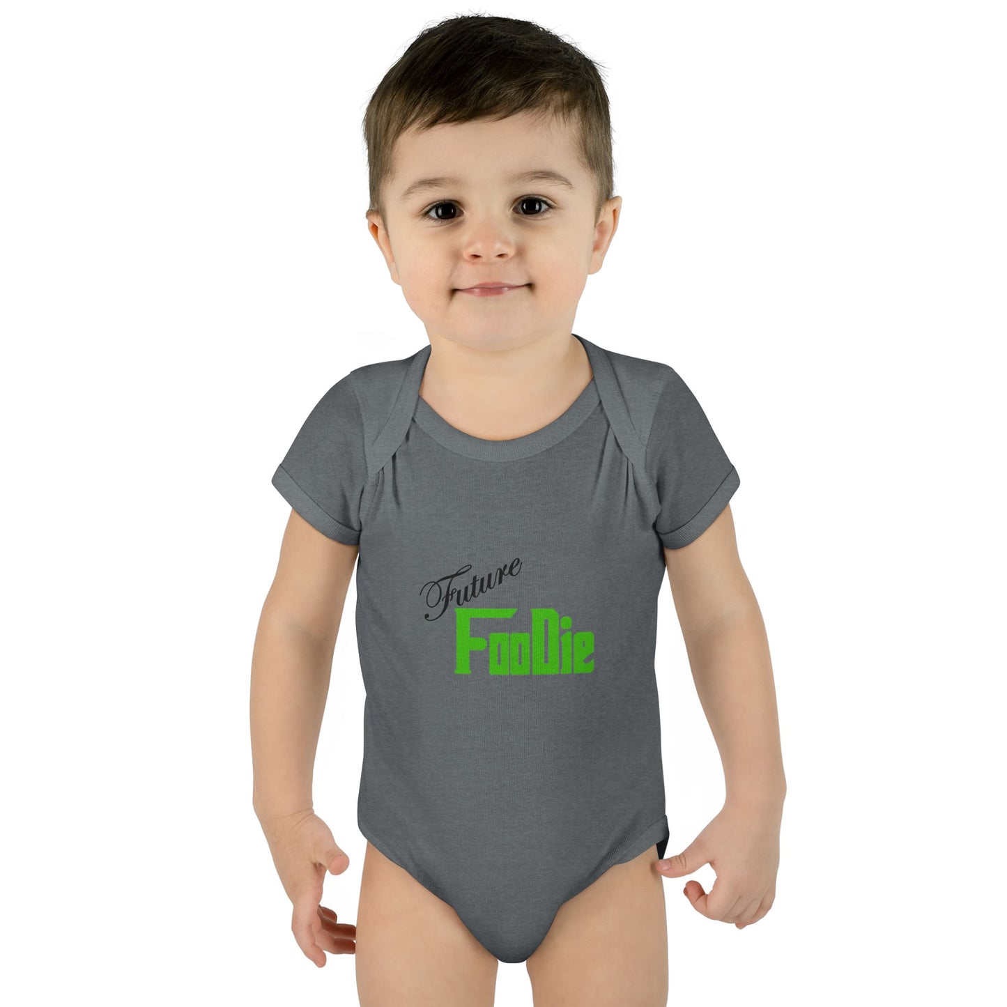 L.O.E.F Future Foodie Toddler Bodysuit (Kelly Green)