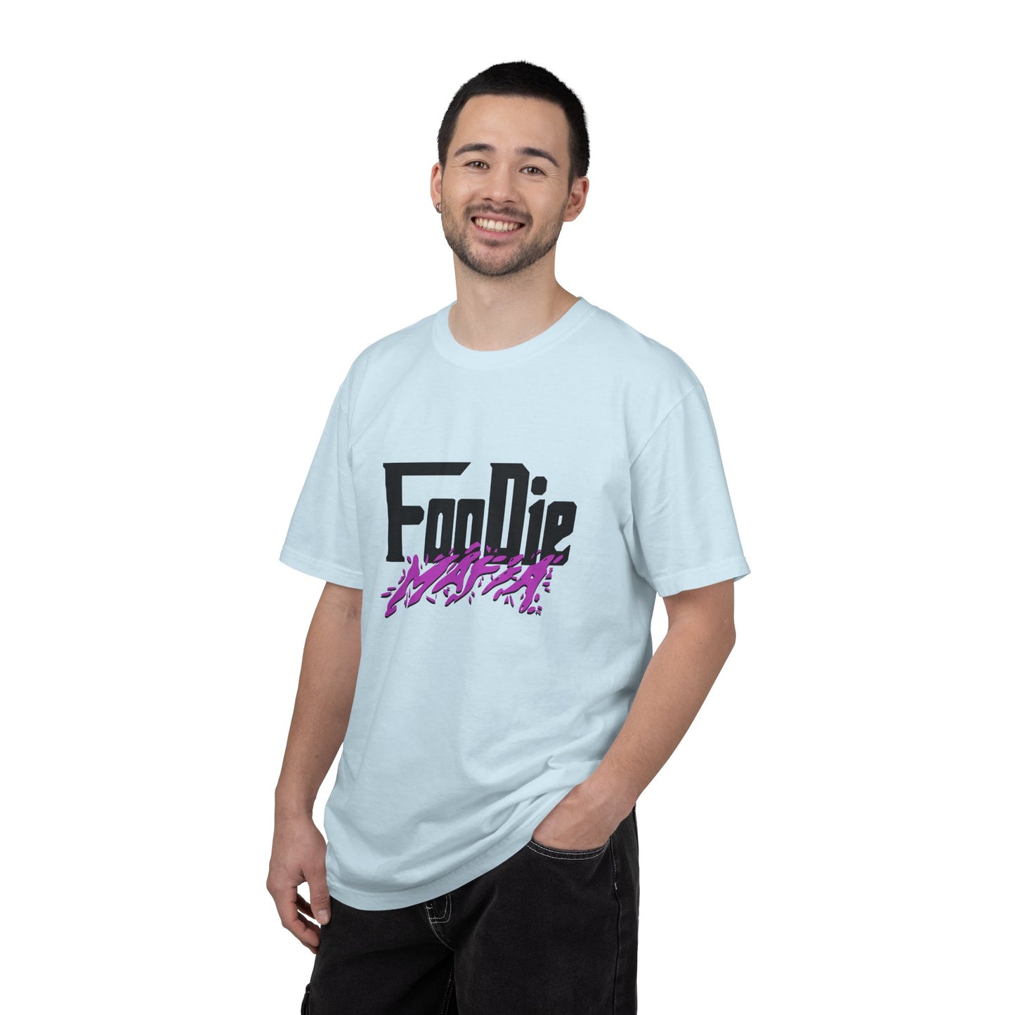 L.O.E.F Foodie Mafia Unisex Tee Shirt (Bright Purple)