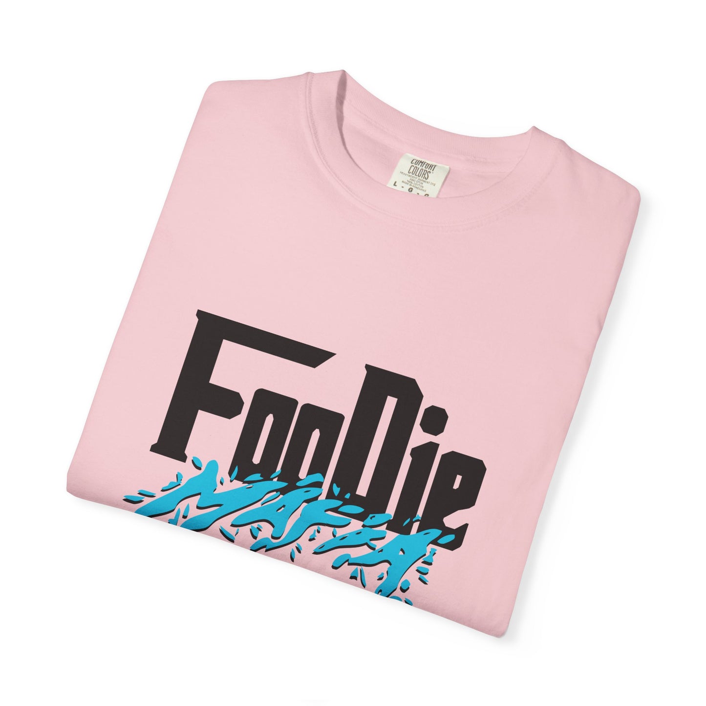 L.O.E.F Foodie Mafia Unisex Tee Shirt (Aqua Blue)