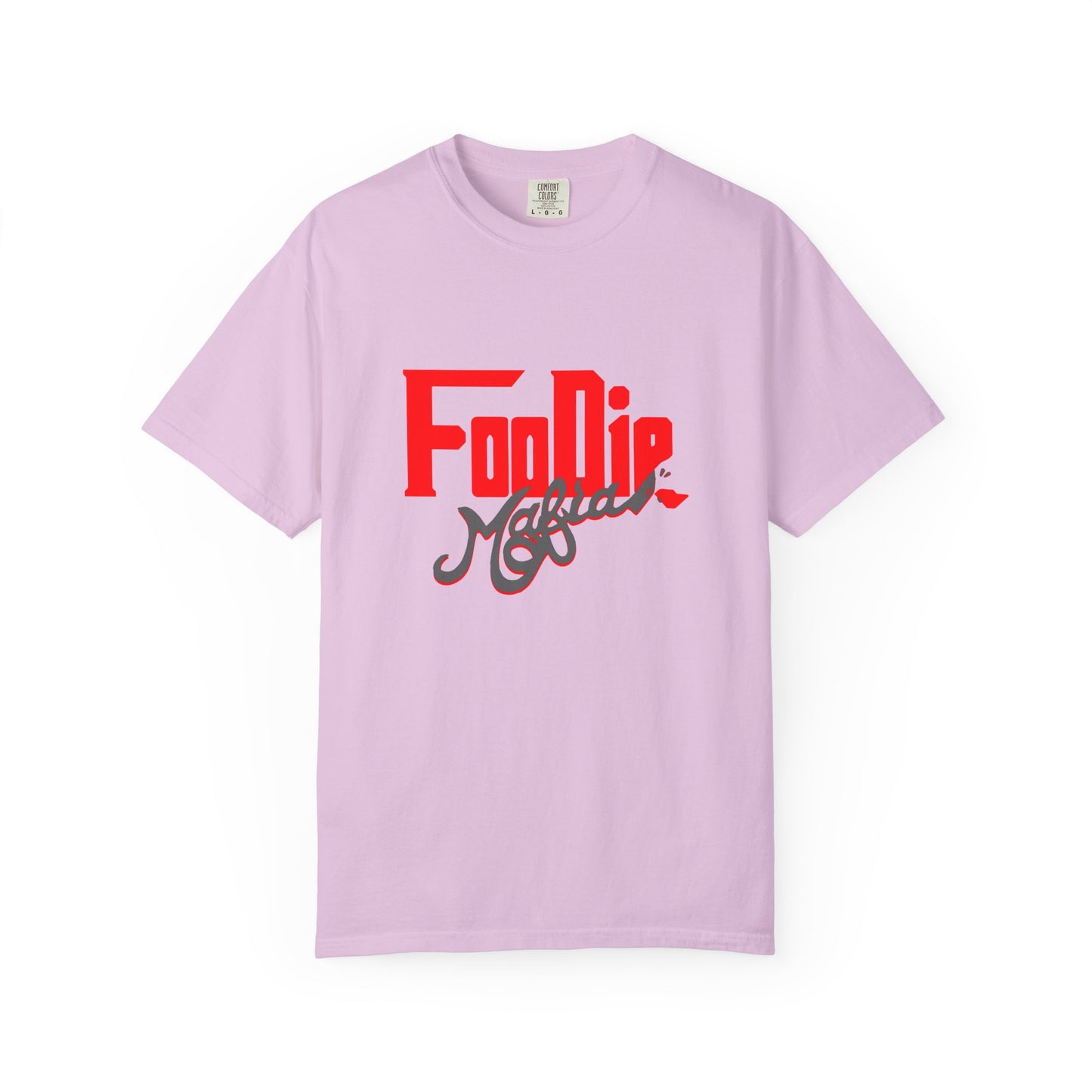 L.O.E.F Red Foodie Mafia Unisex Tee Shirt (Dark Grey)