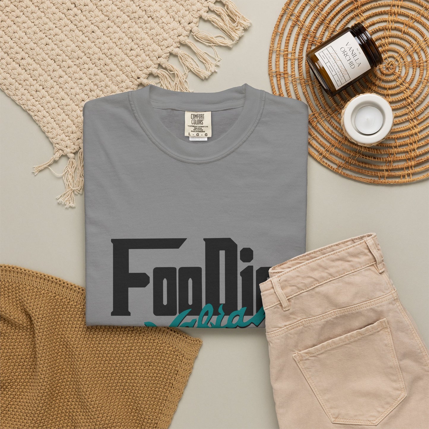 L.O.E.F Foodie Mafia Unisex Tee shirt (Teal)