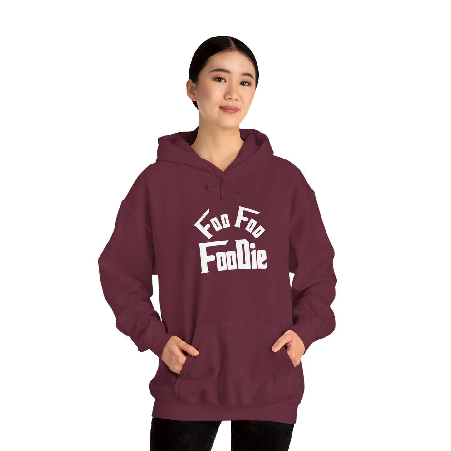 L.O.E.F Unisex Hooded Sweatshirt (White)