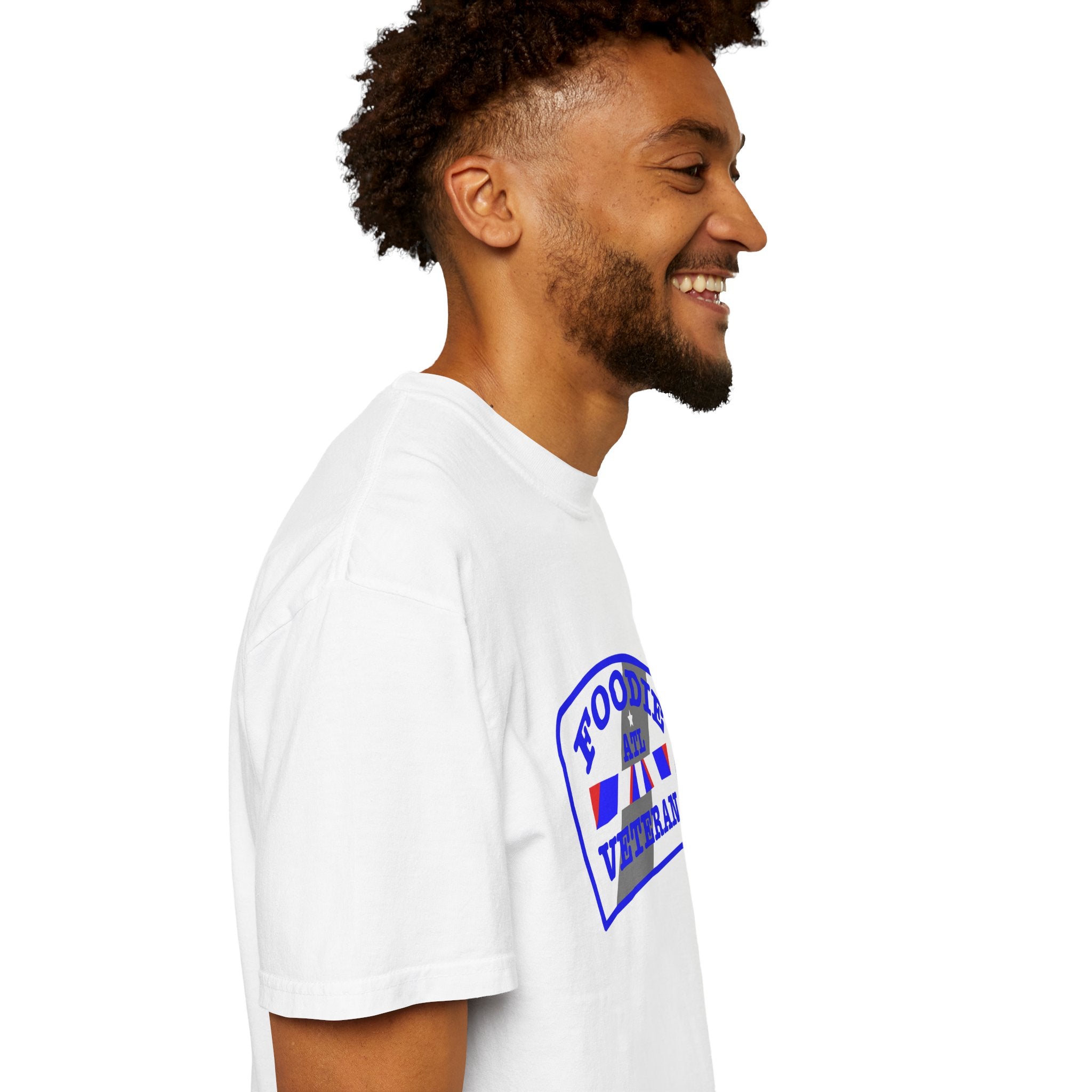 L.O.E.F Foodie Veteran ATL Unisex Tee Shirt (Blue)