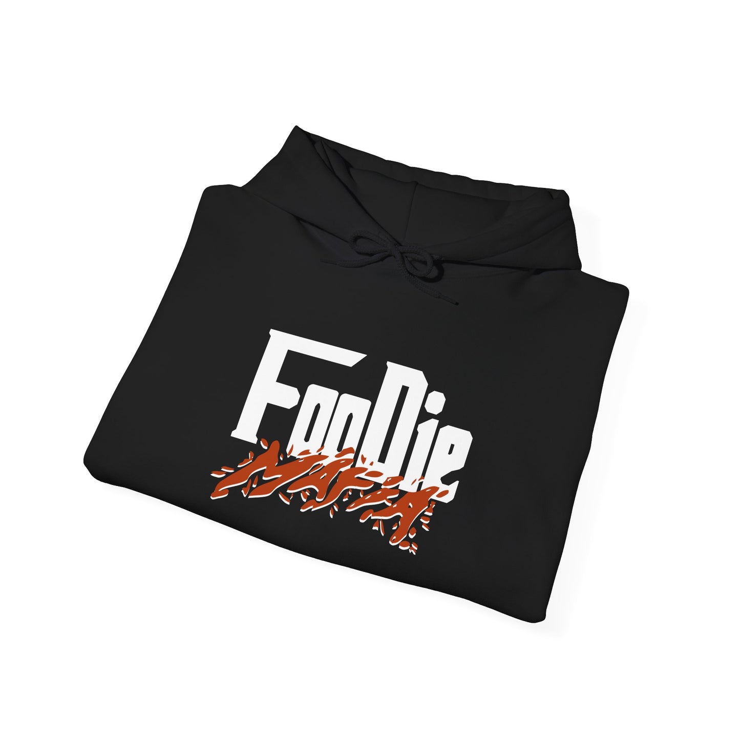 L.O.E.F White Foodie Mafia Unisex Hooded Sweatshirt (Rust)