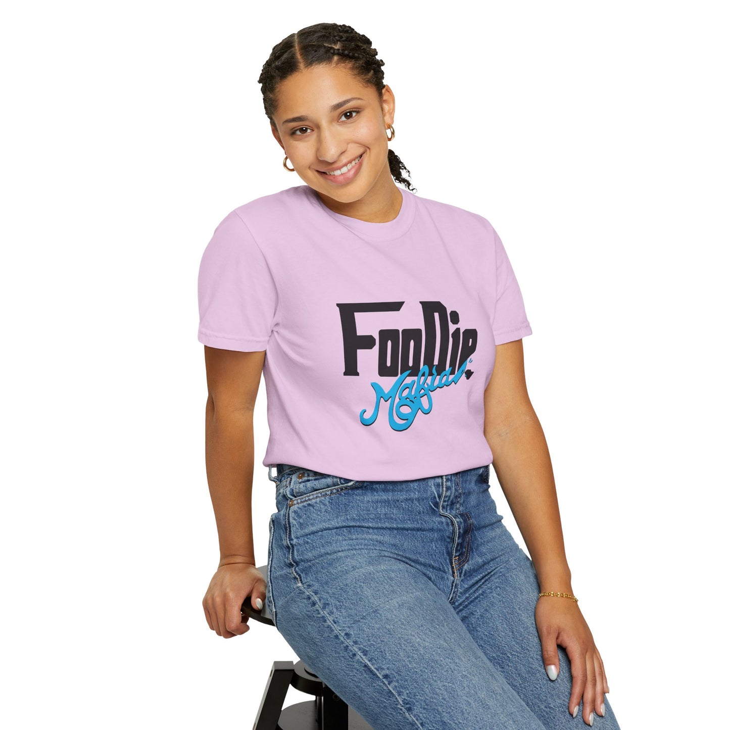 L.O.E.F Foodie Mafia Unisex Tee Shirt (Apricot)