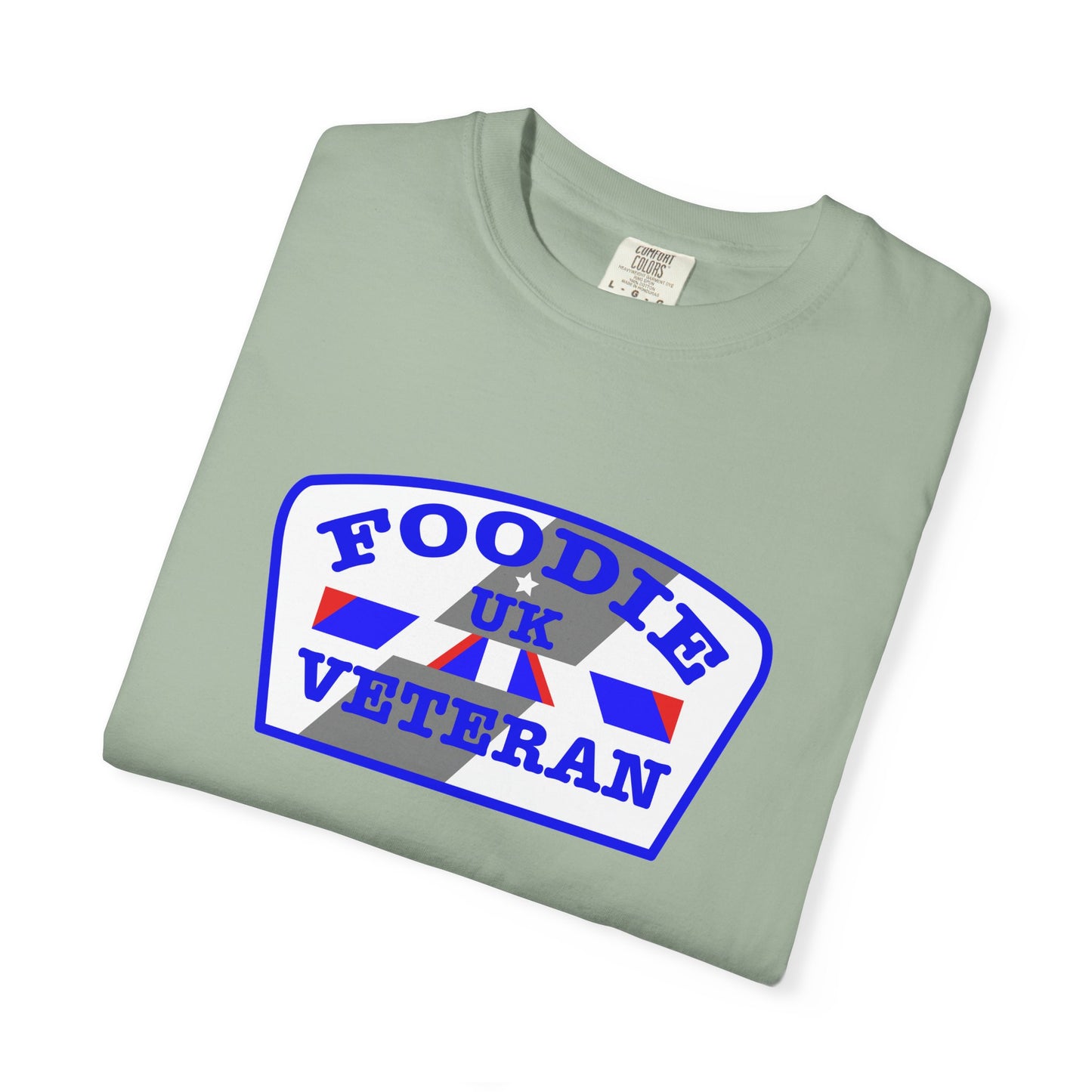 L.O.E.F Foodie Veteran UK Unisex Tee Shirt (Blue)