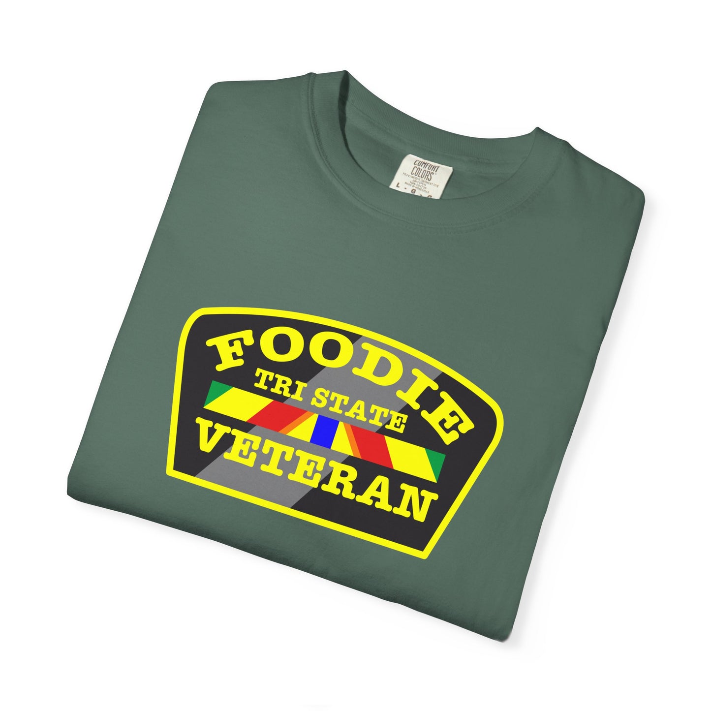 L.O.E.F Foodie Veteran TRI STATE Unisex Tee Shirt (Yellow)