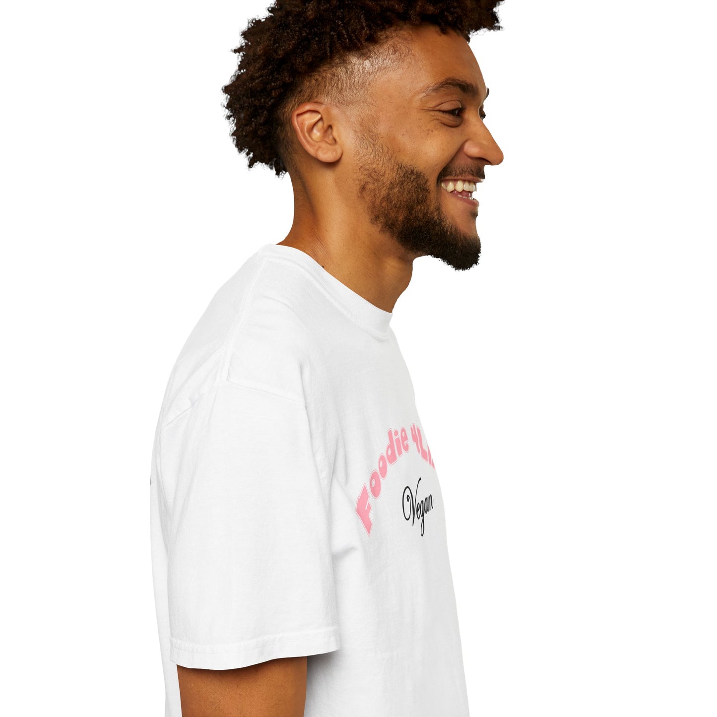 L.O.E.F Foodie 4Life Vegan Unisex Tee Shirt (Soft Pink)