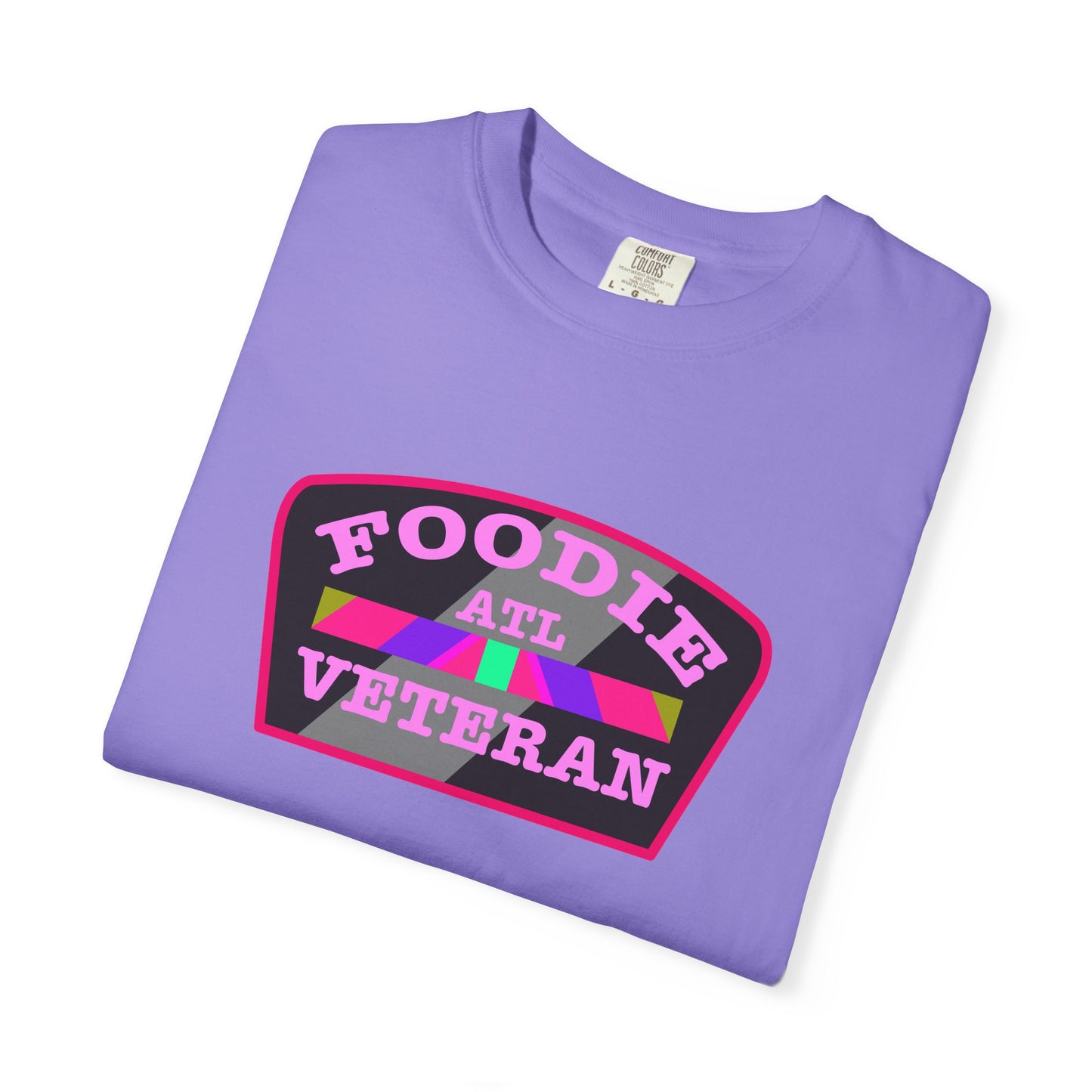 L.O.E.F Foodie Veteran ATL Unisex Tee Shirt (Pink)