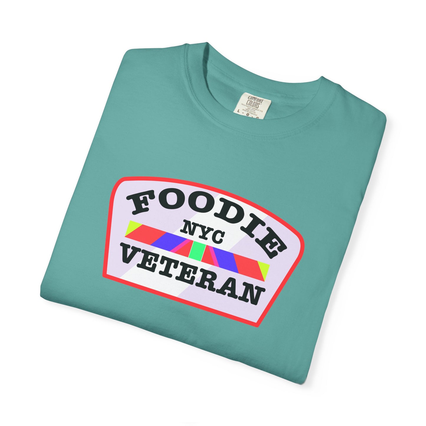 L.O.E.F Foodie Veteran NYC Unisex Tee Shirt (Soft Pink)