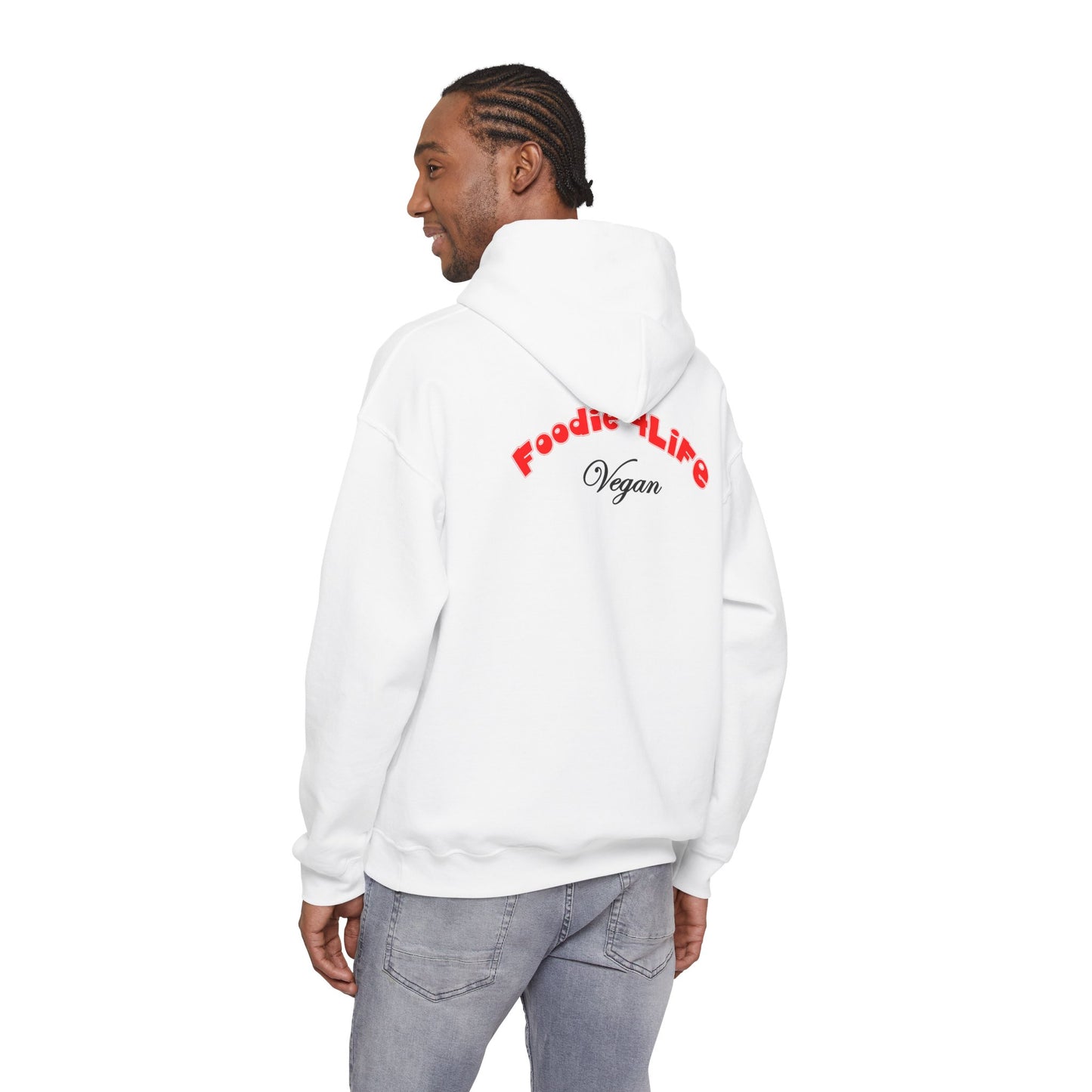 L.O.E.F Foodie 4Life Vegan Hoodie (Fiery Red)