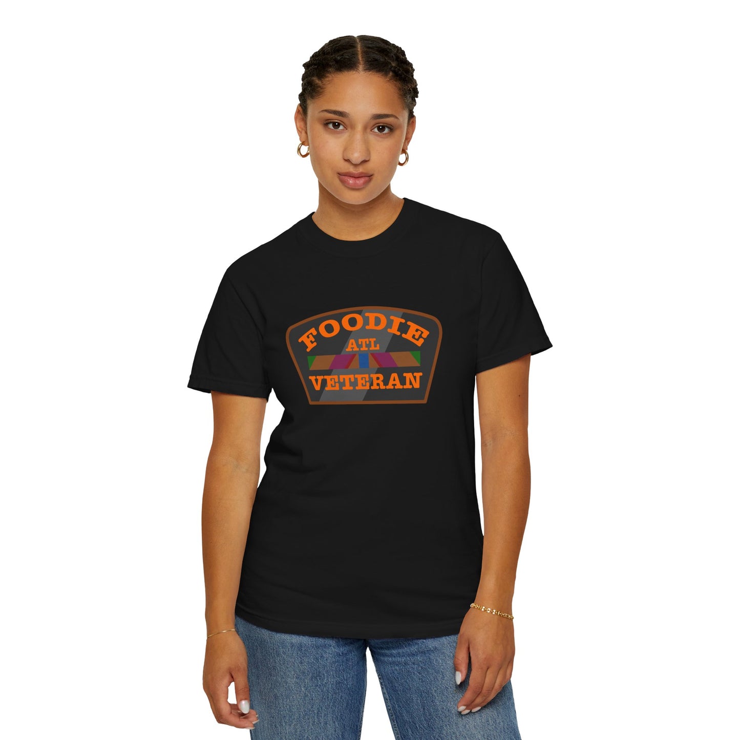 L.O.E.F Foodie Veteran ATL Unisex Tee Shirt (Orange)