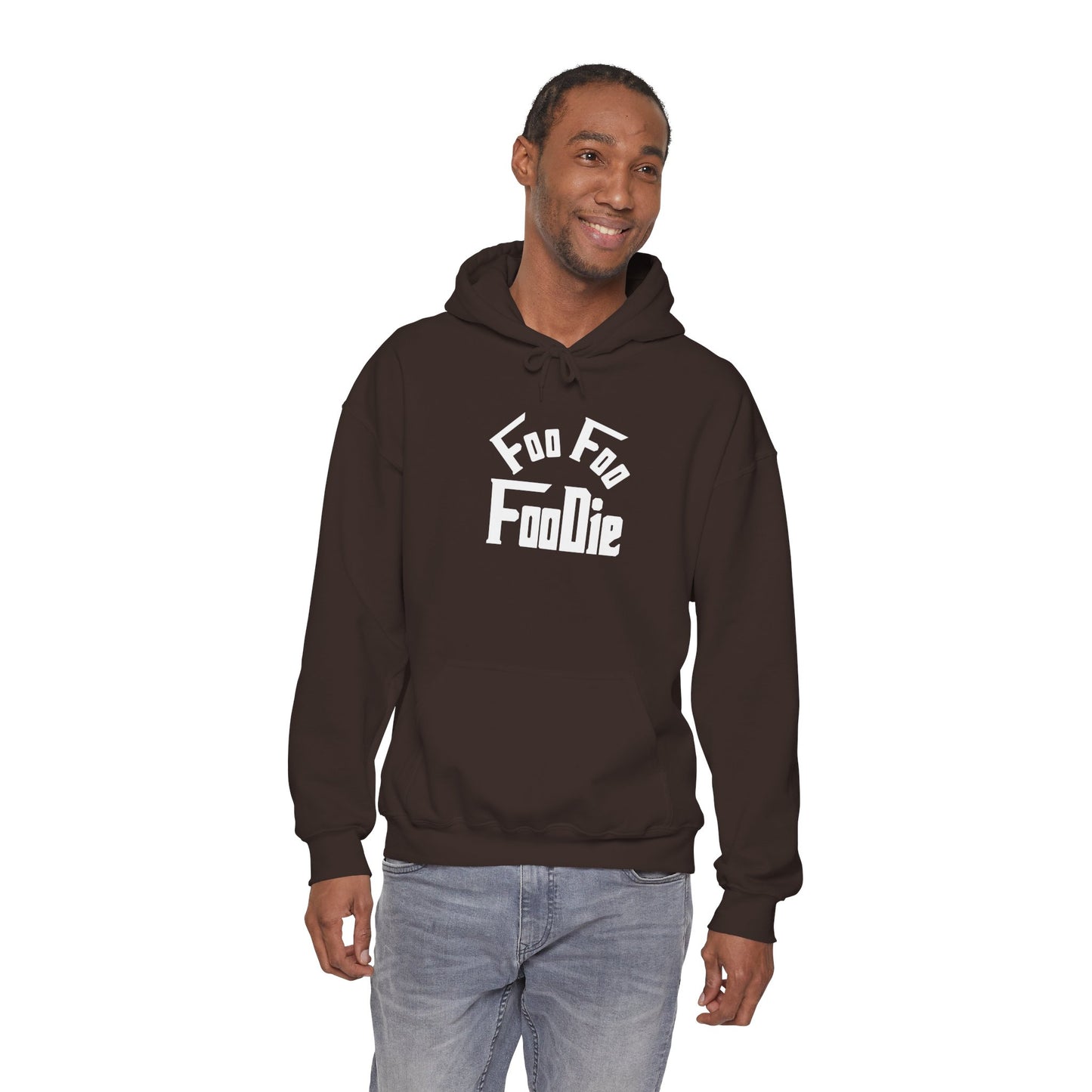 L.O.E.F Unisex Hooded Sweatshirt (White)