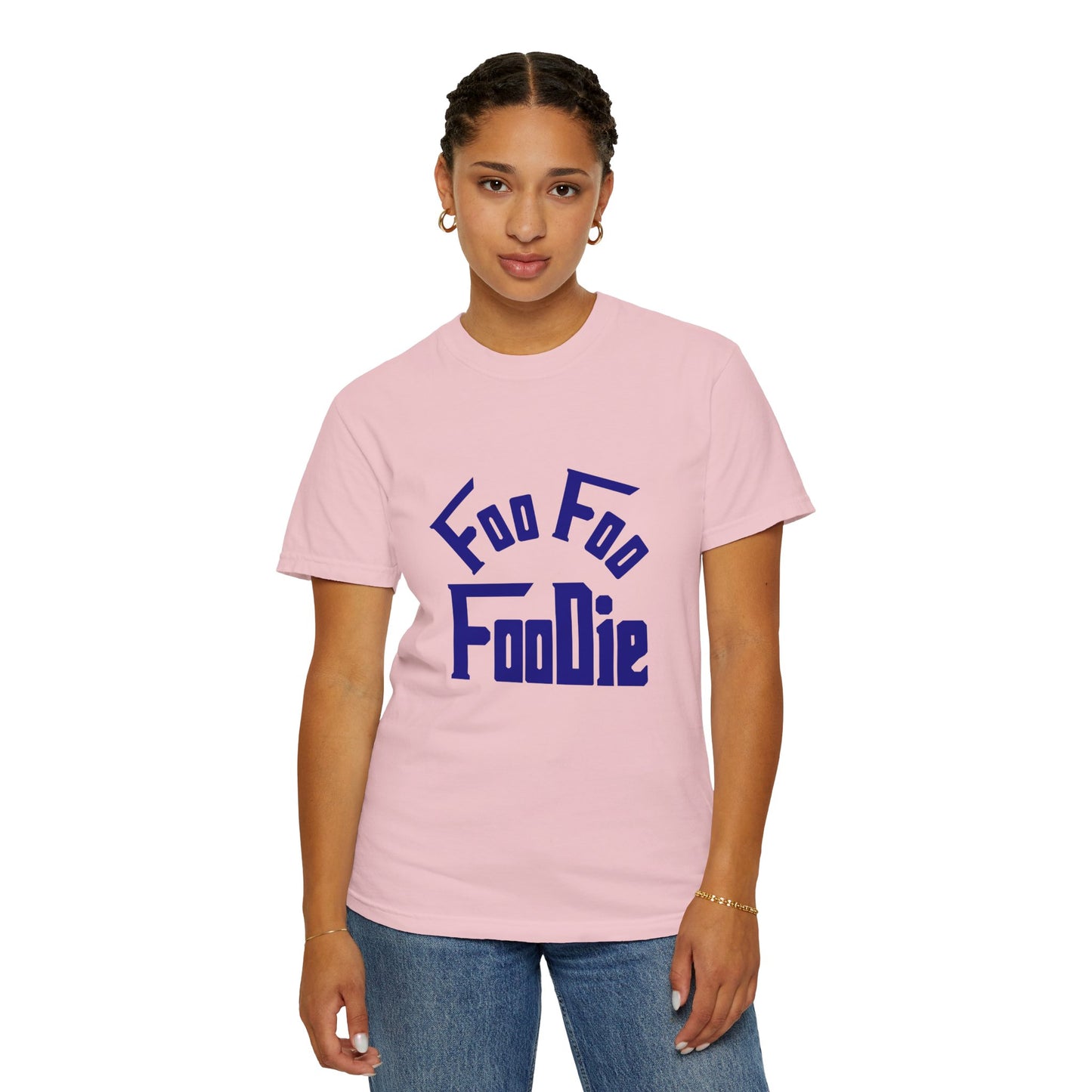L.O.E.F FOO FOO FOODIE Unisex Tee shirt(Dark Blue)