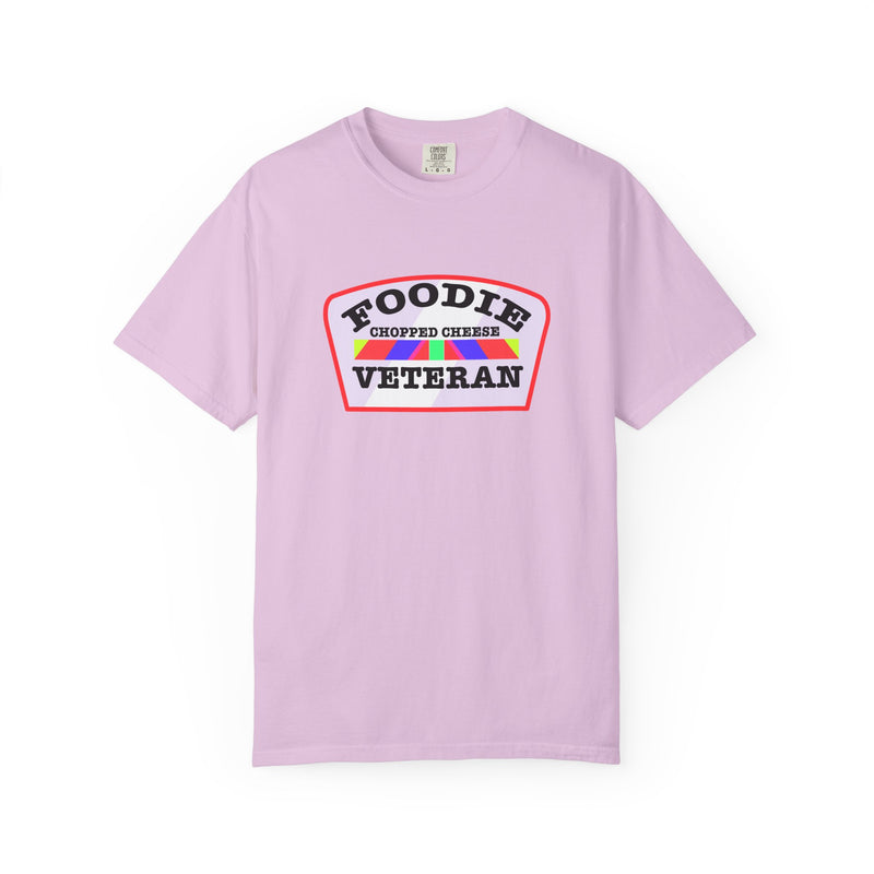 L.O.E.F Foodie Veteran Chopped Cheese Unisex Tee Shirt (Soft Pink)