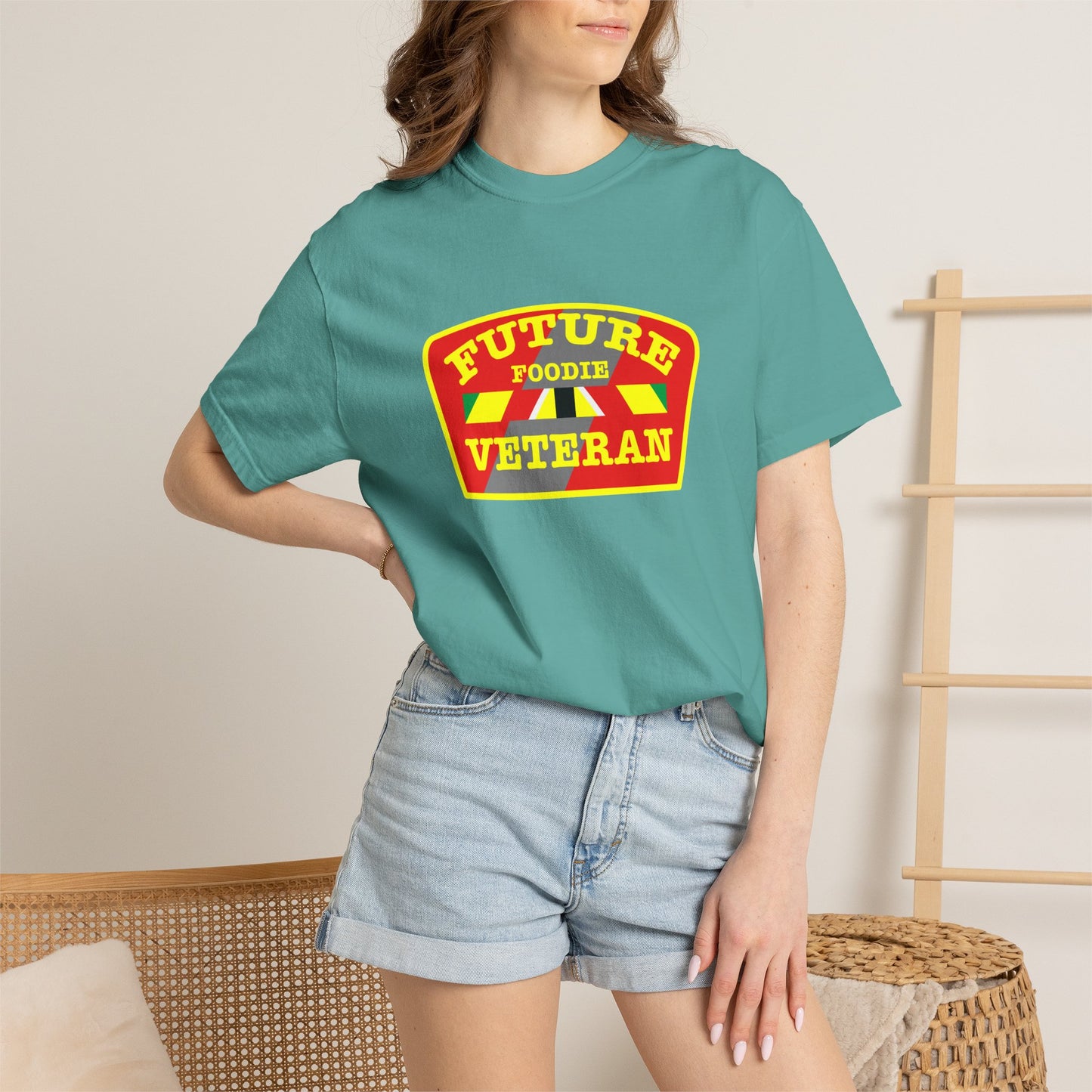 L.O.E.F Future Foodie Veteran Unisex Tee Shirt (Yellow)