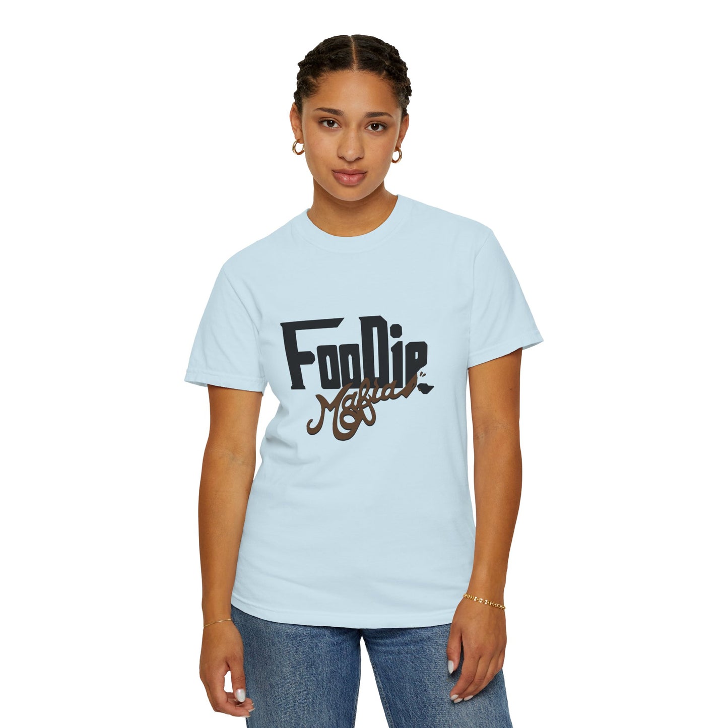 L.O.E.F Foodie Mafia Unisex Tee shirt (Dark Brown)