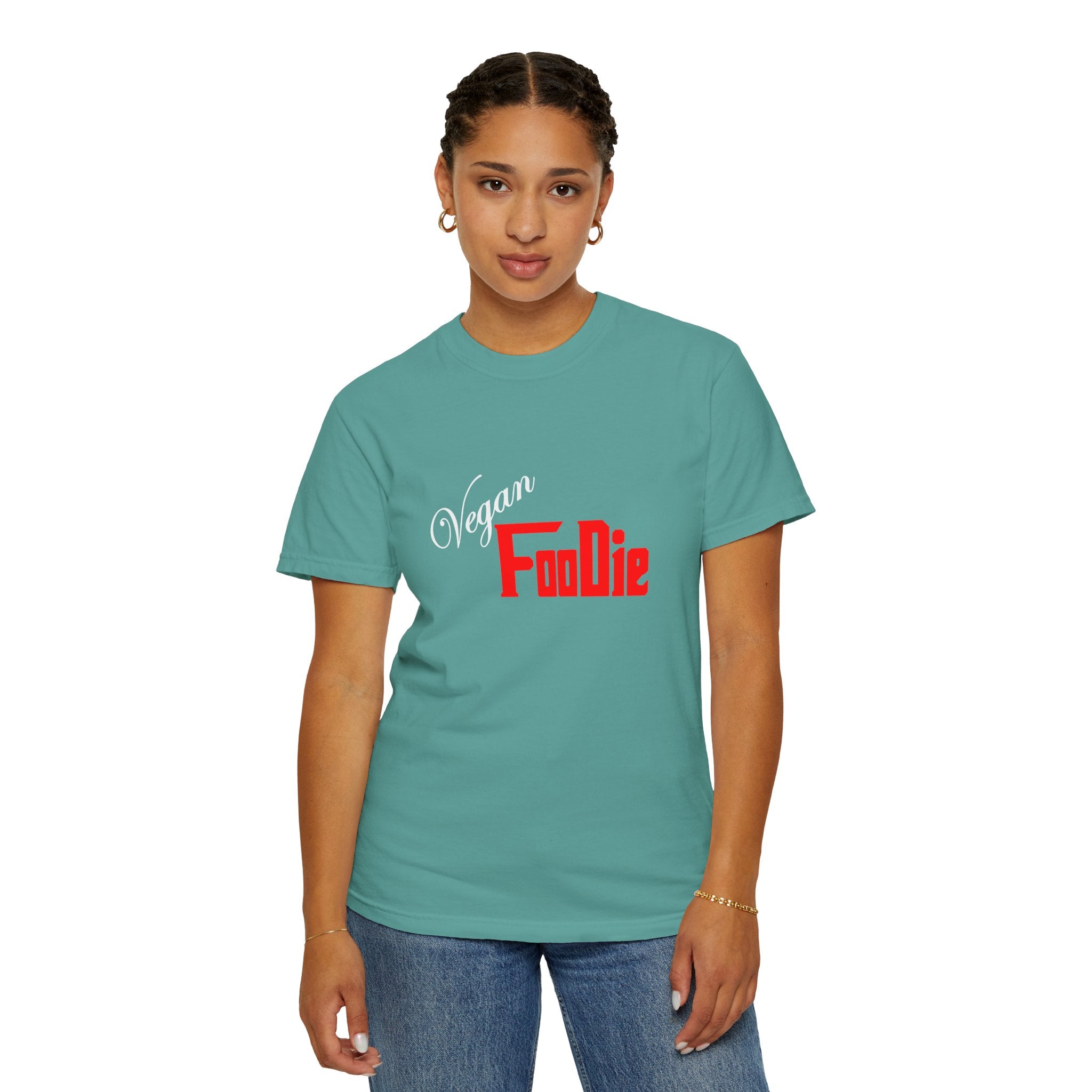 L.O.E.F Unisex Vegan Foodie Tee Shirt (Fiery Red)