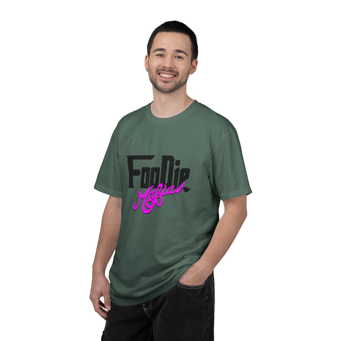 L.O.E.F Foodie Mafia Unisex Tee Shirt (Bright Purple)