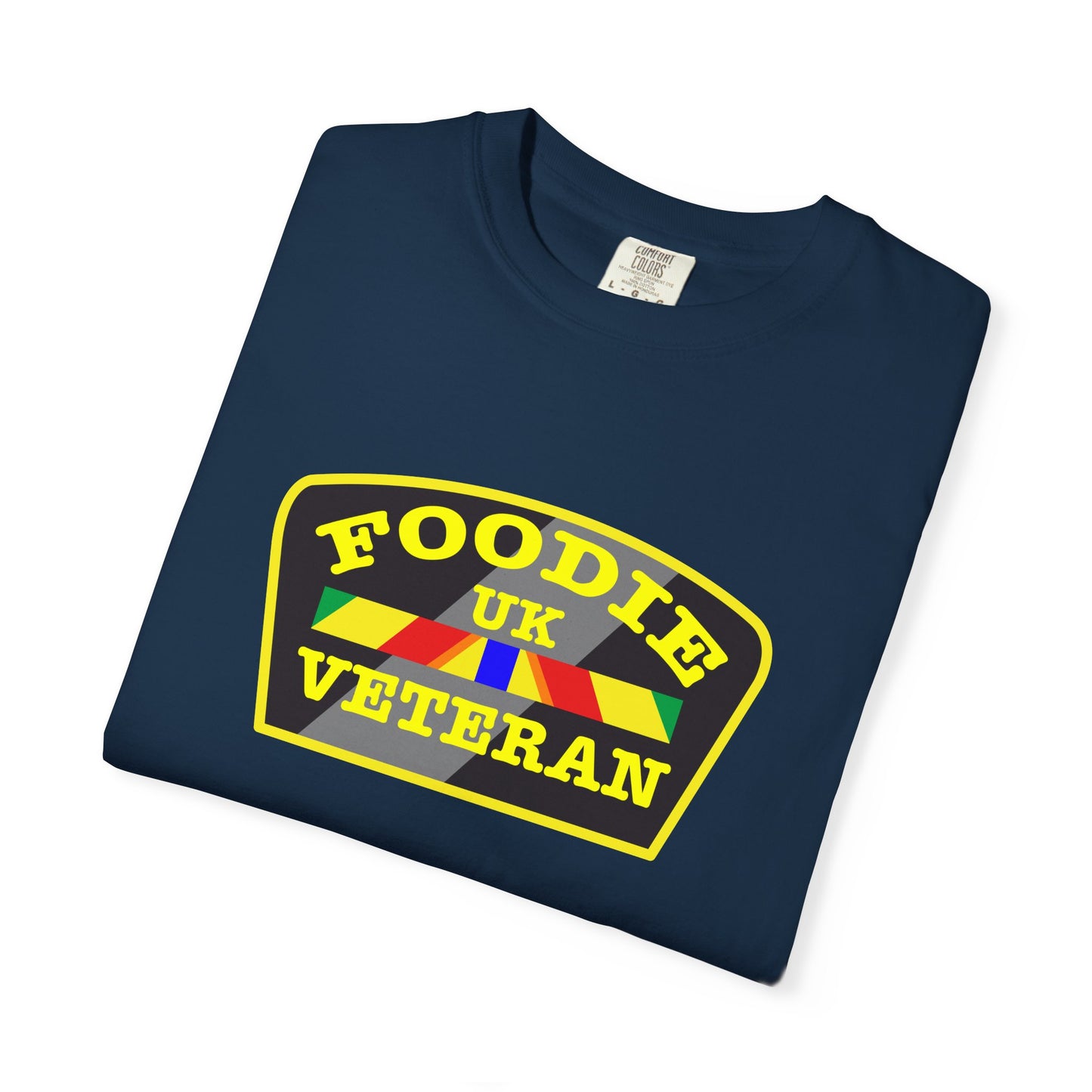 L.O.E.F Foodie Veteran UK Unisex Tee Shirt (Yellow)
