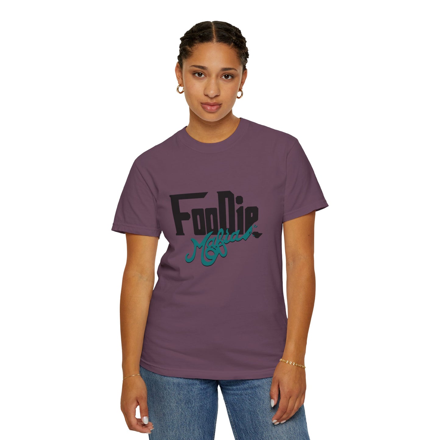 L.O.E.F Foodie Mafia Unisex Tee shirt (Teal)