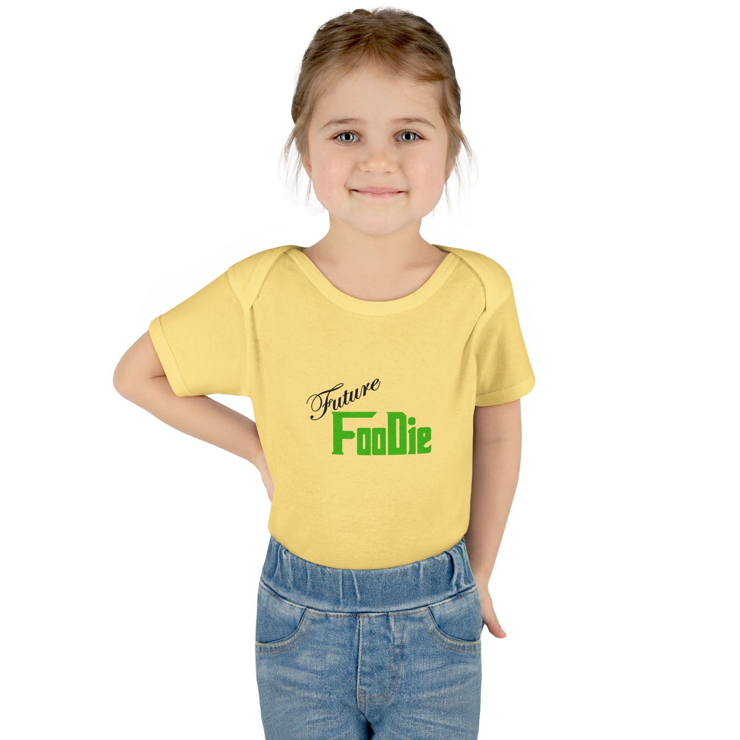 L.O.E.F Future Foodie Toddler Bodysuit (Kelly Green)