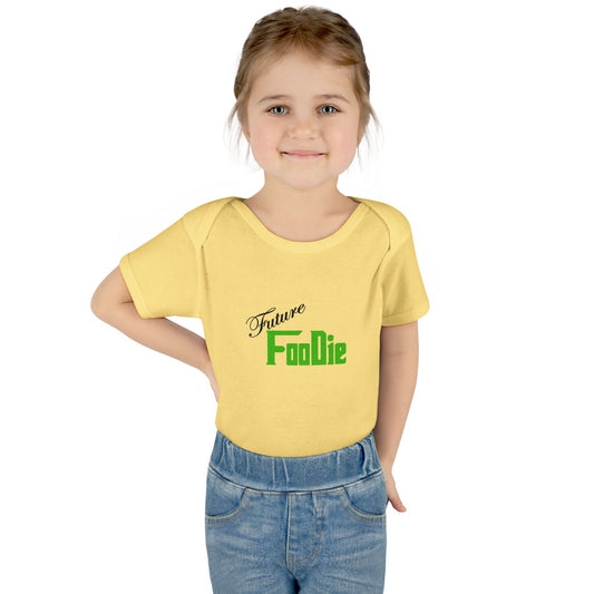 L.O.E.F Future Foodie Toddler Bodysuit (Kelly Green)