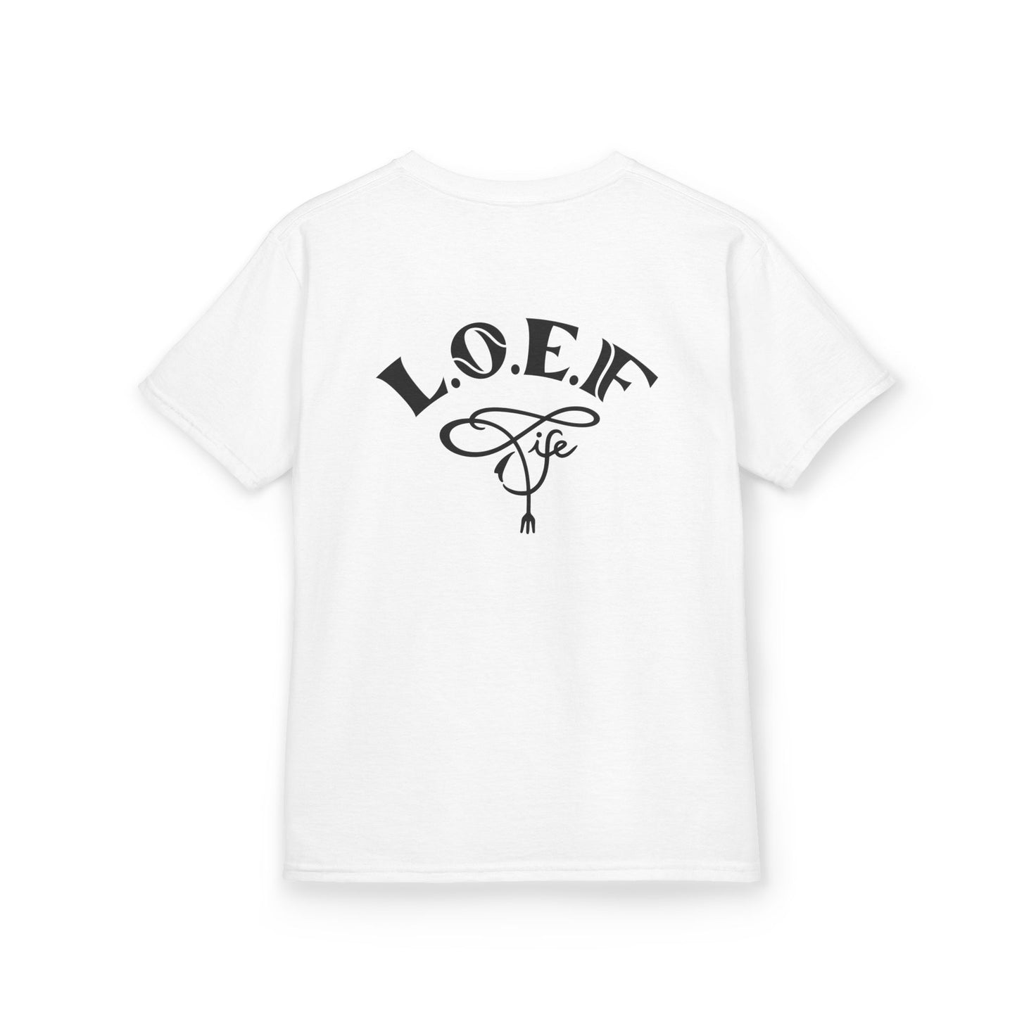L.O.E.F Foodie 4Life Young Tee Shirt  (Machalite Green)