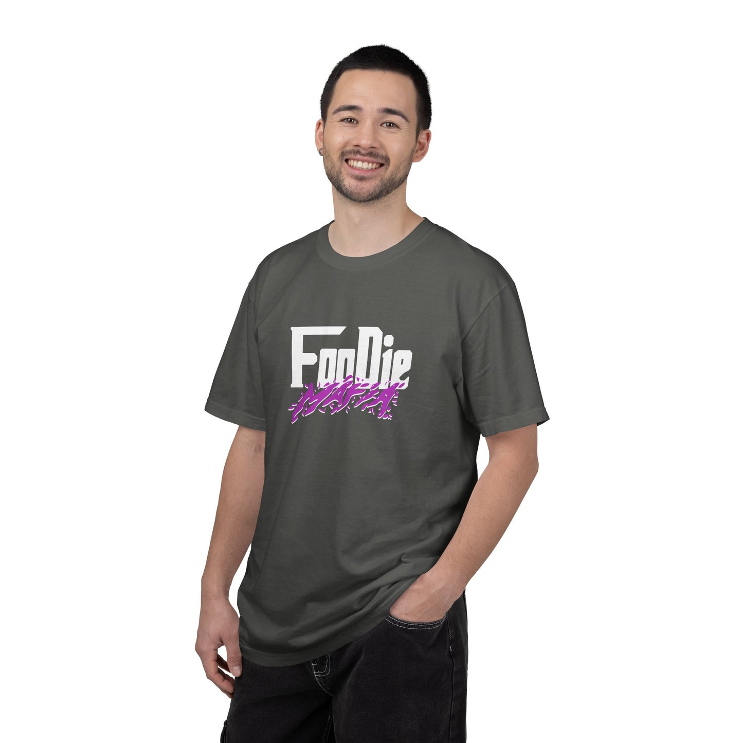 L.O.E.F White Foodie Mafia Tee Shirt (Purple)