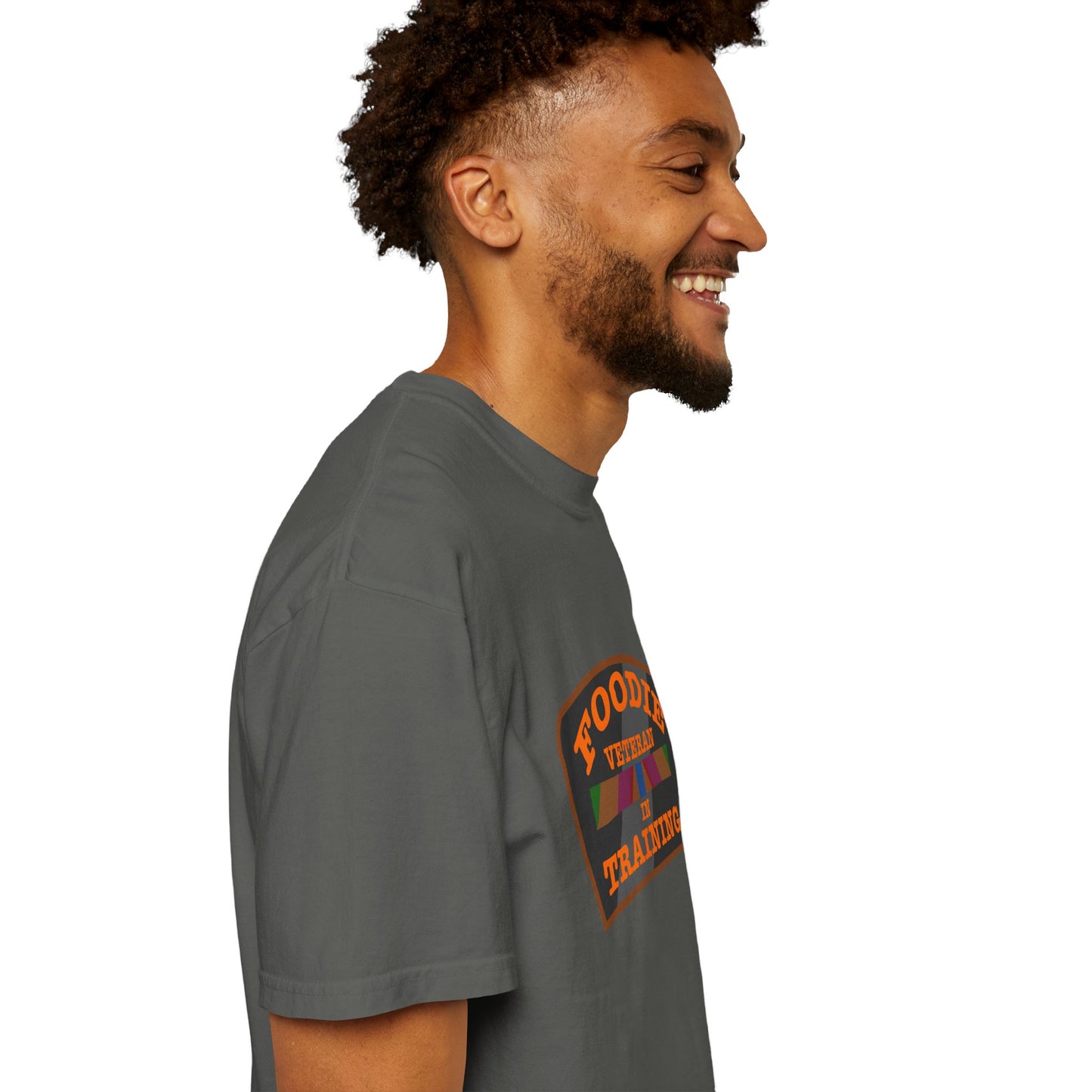 L.O.E.F Foodie Veteran IN TRAINING Unisex Tee Shirt (Orange)