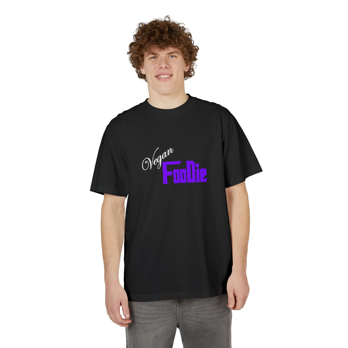 L.O.E.F Unisex Vegan Foodie Tee Shirt (Violet)