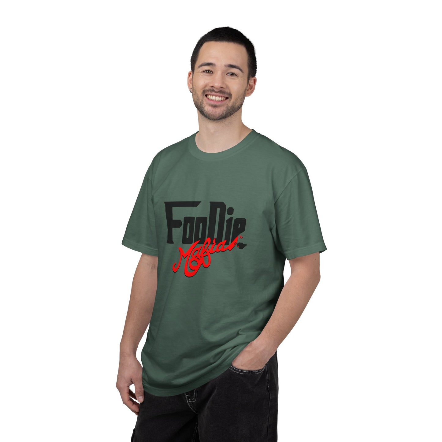 L.O.E.F Foodie Mafia Unisex Tee Shirt (Flat Red)