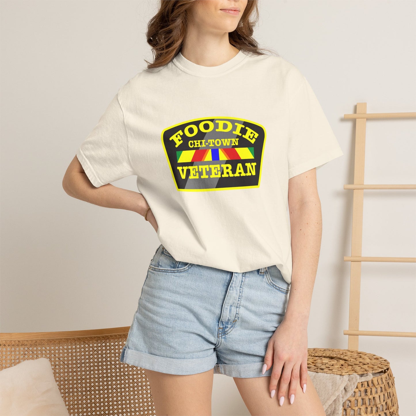 L.O.E.F Foodie Veteran CHI-TOWN Unisex Tee Shirt
