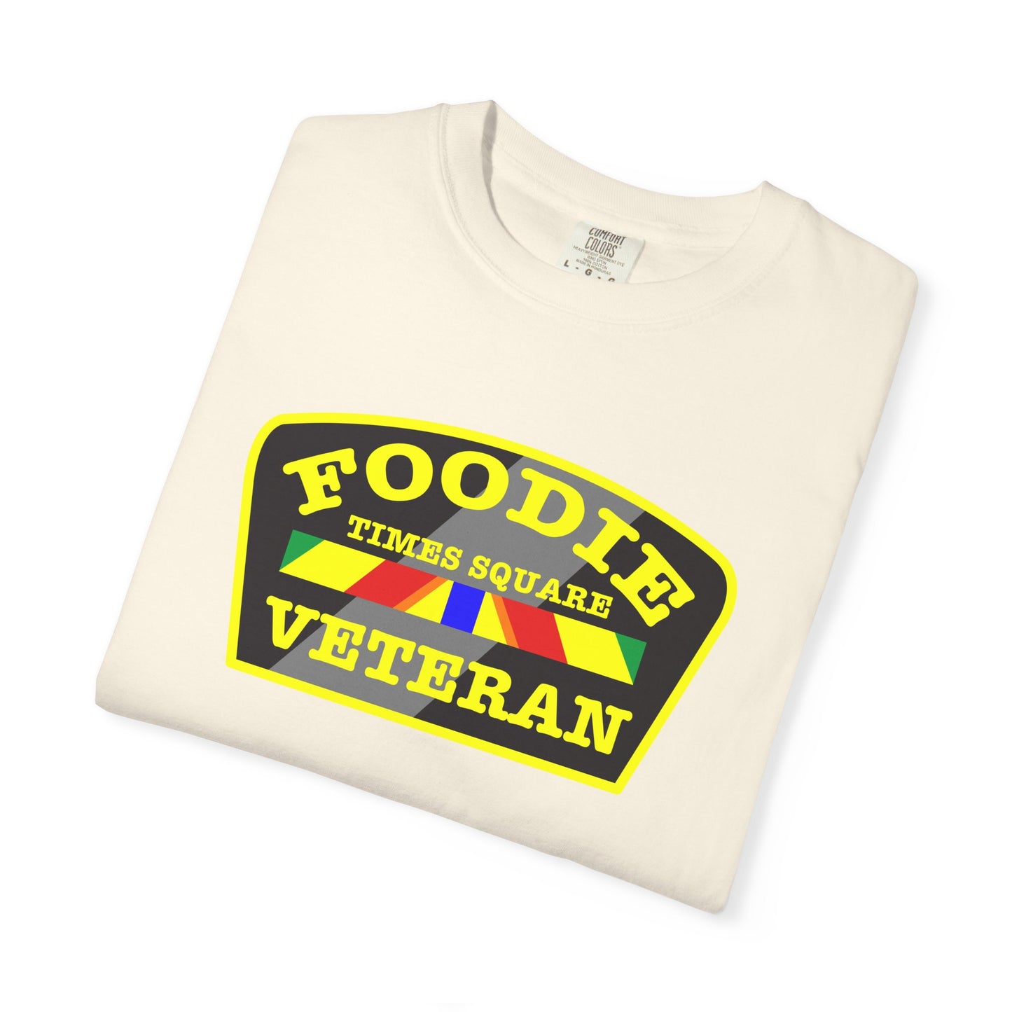 L.O.E.F Foodie Veteran TIMESQUARE Unisex Tee Shirt (Yellow)